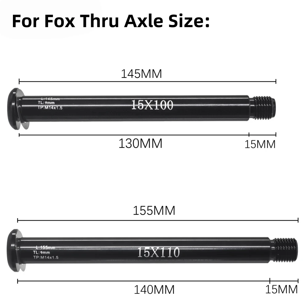 دراجة جبلية من خلال المحور ل RockShox الثعلب شوكة من خلال المحور 15x100 15x110 مللي متر M15x1.5 دفعة 148 158 مللي متر الجبهة شوكة SC32 SC34 SC36 #5