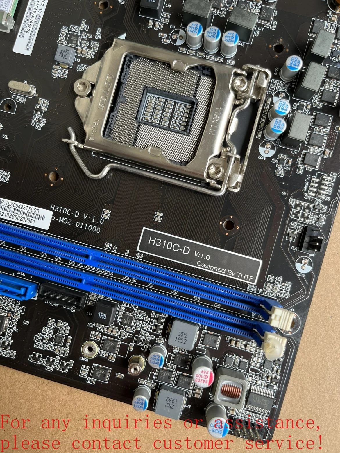 For H310C-D main board Elite 750-B110 V1.0 supports eight generations and nine generations    (store code: 0841)