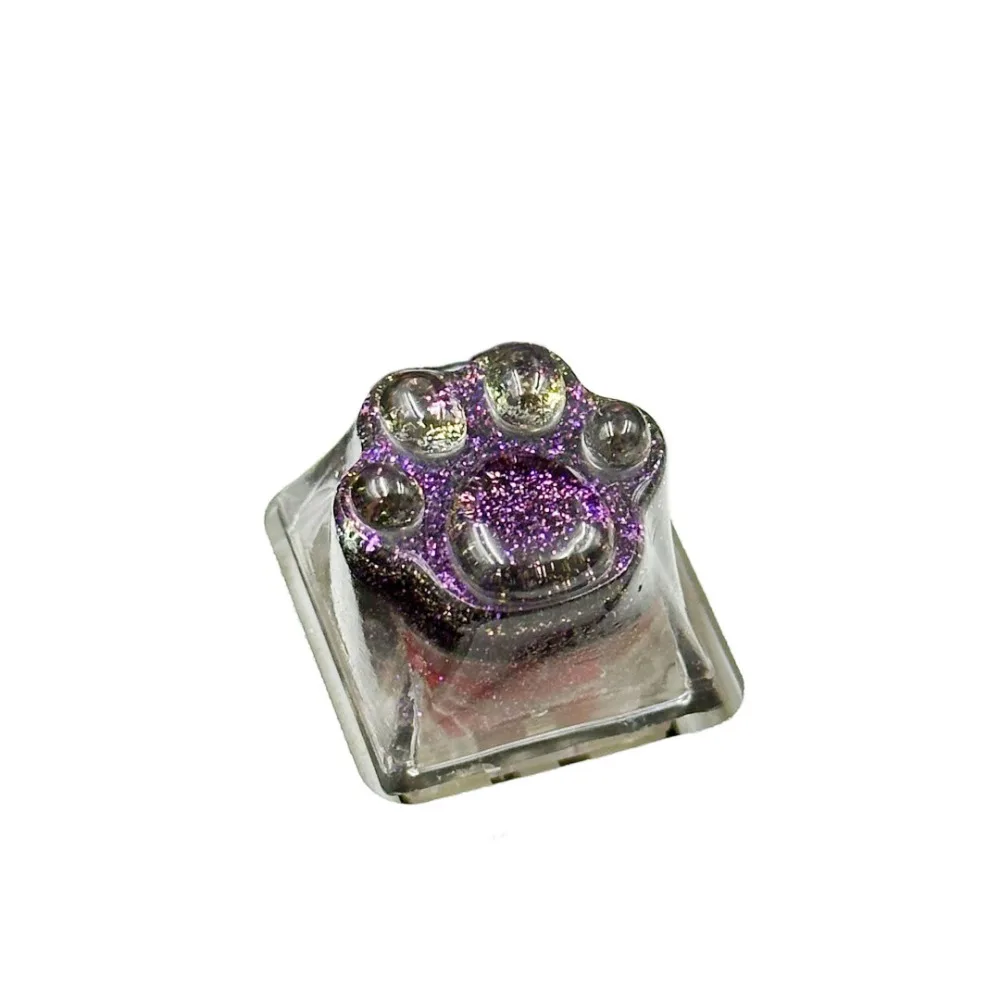 

Transparent Cat Claw Keycaps OEM R4 Girly Cat Claw Keyboard Cap Little Key 3D Mechanical Keyboard Keycap Mechanical Keyboard