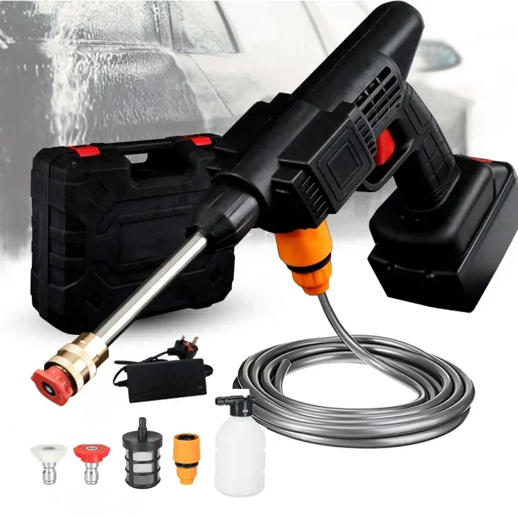 

FSQ-5 Car Washing Machine Water Spray Gun Car Wash Wireless Lithium Battery Portable High Pressure Car Washer