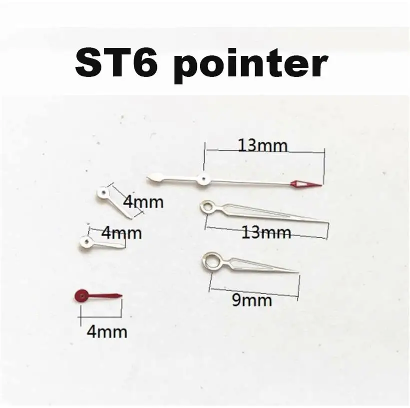 For Tianjin ST6 Movement Six Needle Watch Needle Hour Minute Second Multifunctional Small Second Hand Pointer Watch Accessories