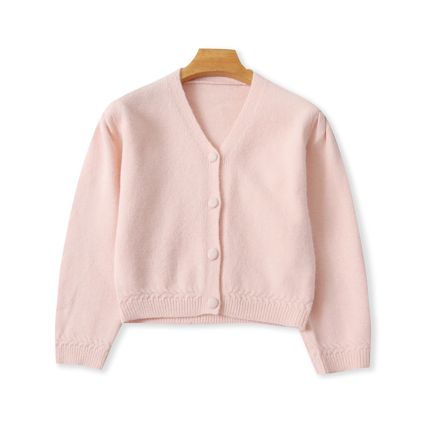 

Faion Slim Fit V-Ne Long Sve Open Cardigan Sweater Single Button Autumn Winter New Sle Women's Knitwear 3254