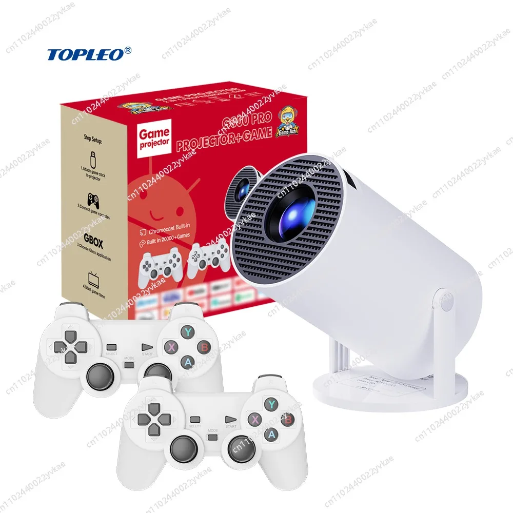 

Topleo Android Outdoor Home Projector Shooting Games Video Smart Handheld Game Console Mini Proyector 4k Portable Projector