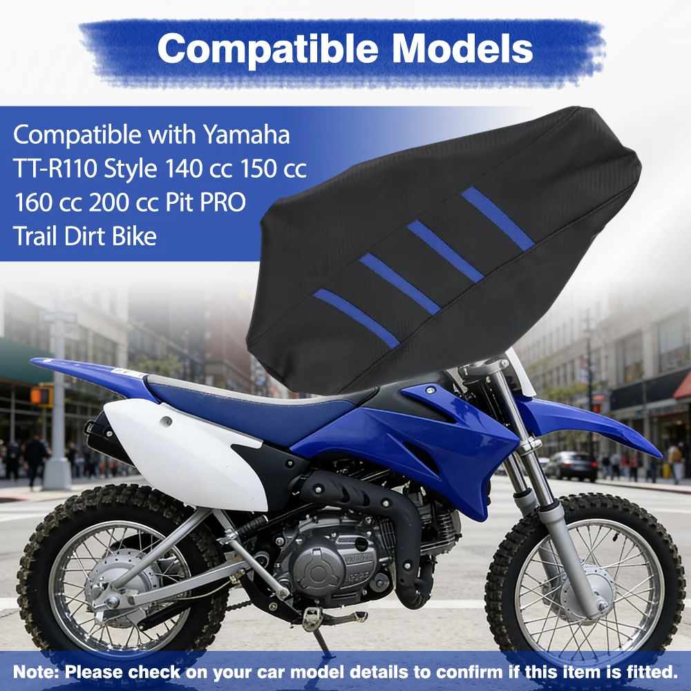 For Yamaha TT-R110 Style 140 cc 150 cc 160 cc 200 cc Pit PRO Trail Dirt Bike Motorcycle Seat Cover Protector Cover Accessories