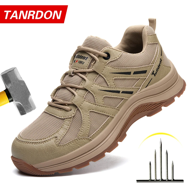 

New safety shoes, anti-smashing and anti-puncture work shoes, insulated shoes, men's protective boots