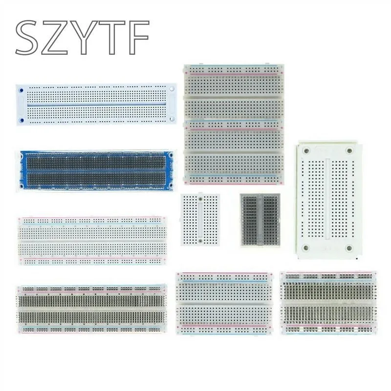 Breadboard connection cable mini breadboard transparent splicable hole board experiment board