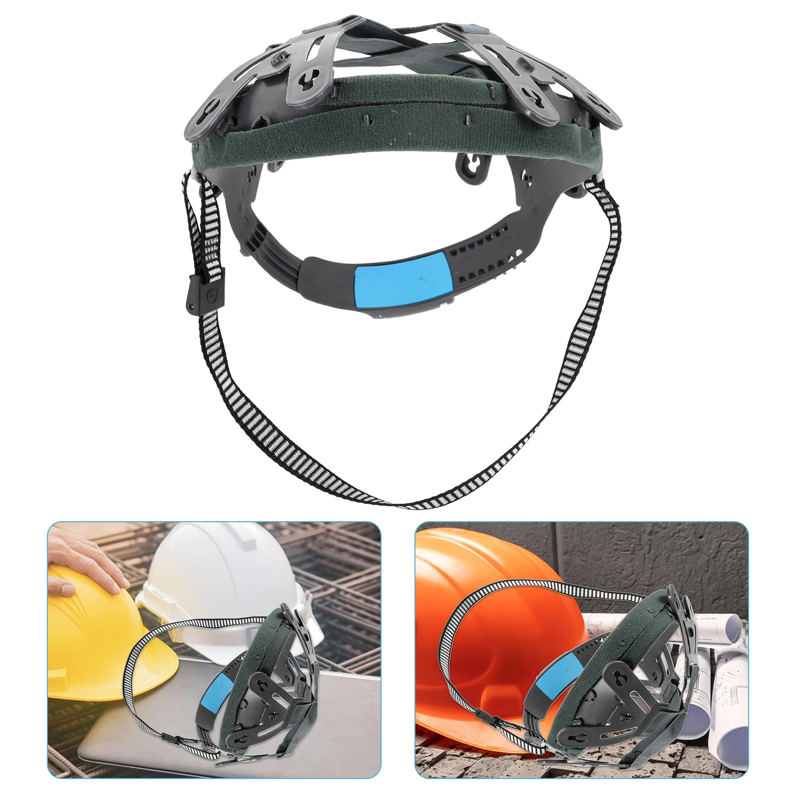 

Hard Hat Liners Safety Lining 4/ Adjustable Button Detachable Sweatband Replacement Accessories Suspension System
