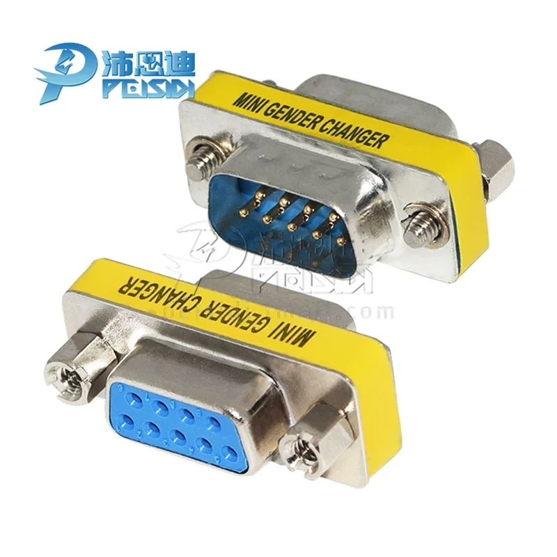 DB9 male-to-female CAN RS232 bus serial port with 120Ω resistor connector for COM port connection crossover adapter