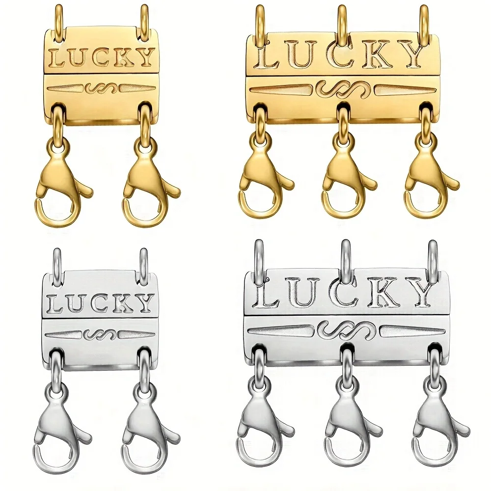 Lucky Necklace Layering Clasp Multiple Necklace Clasps For Layered Look Separator