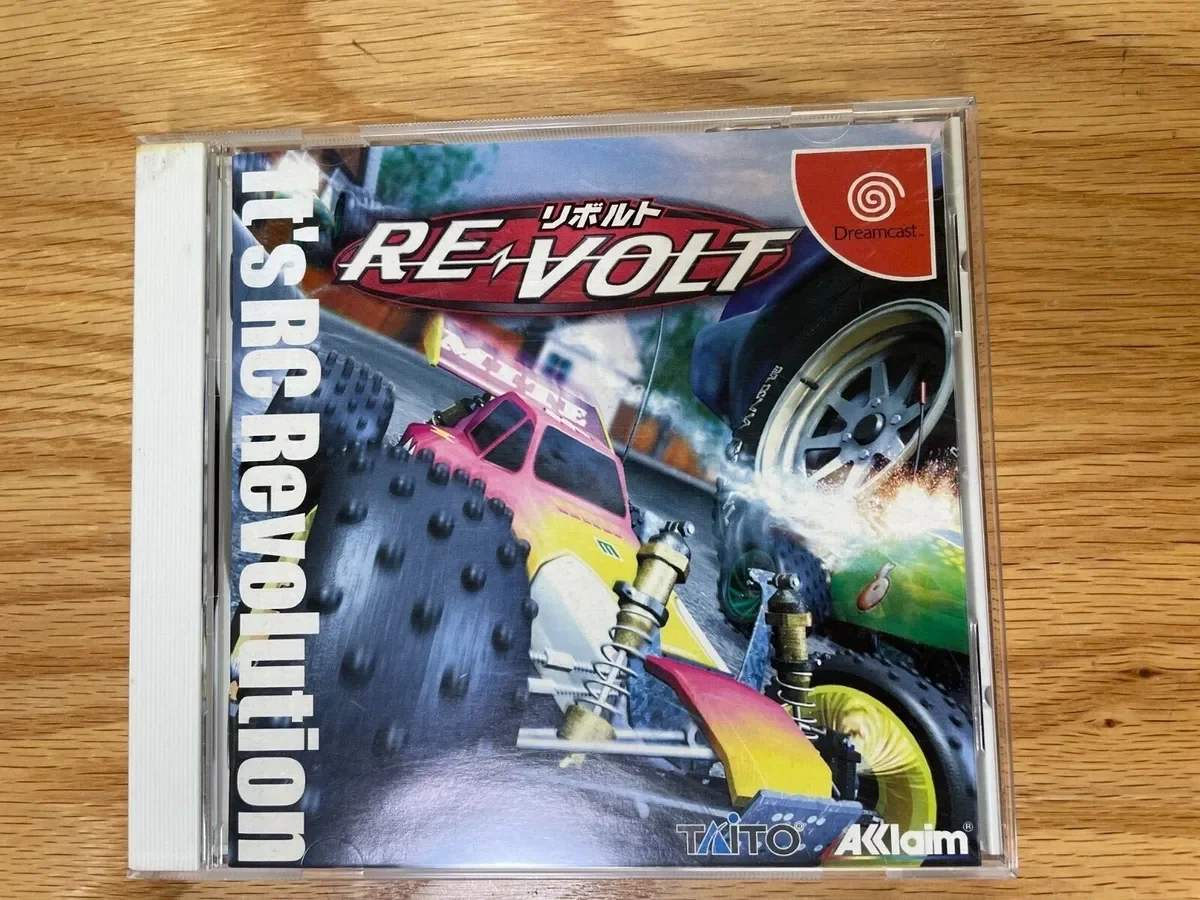 Реплика Dreamcast Re-volt Copy Disc Game Разблокировка игровой консоли постоянного тока Ретро видеоигра Игра с прямым чтением