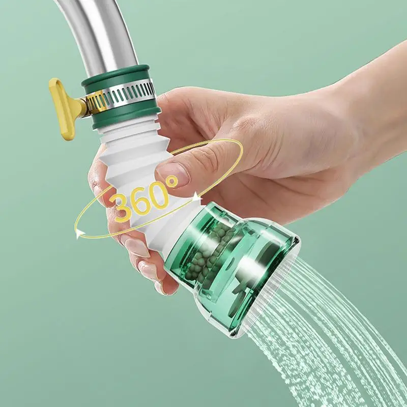 

Faucet Filter Splash Proof 360 Degrees Rotatable Retractable Faucet Extender Universal Kitchen Maiwanshi Filter Water Purifier