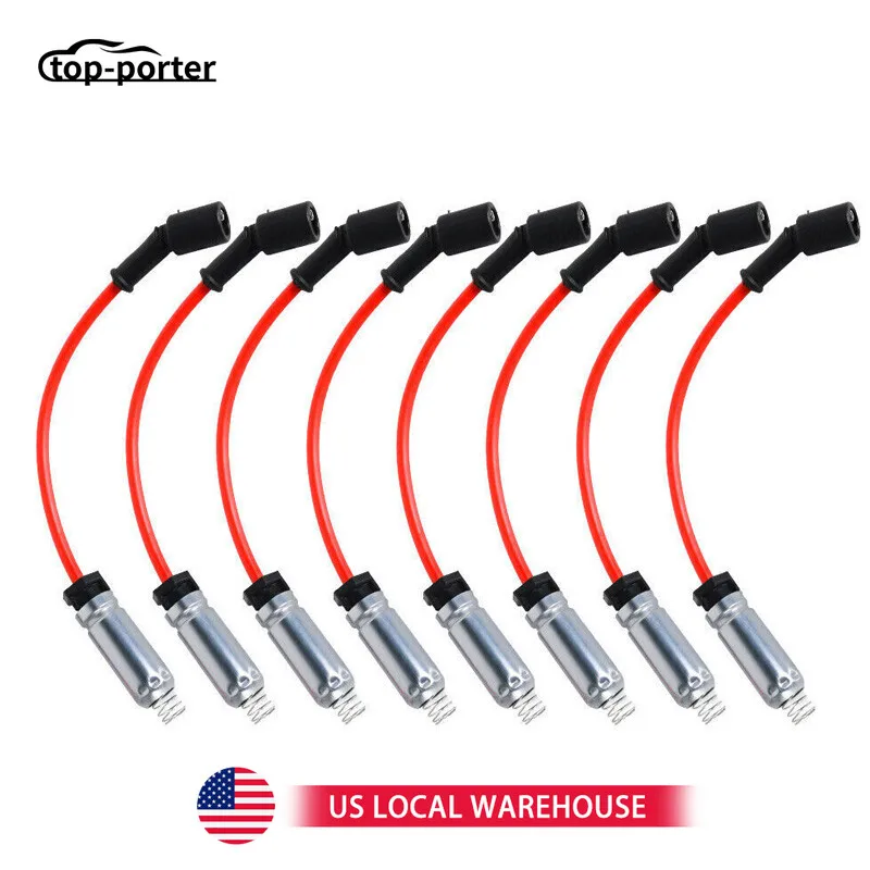 

758EE 748UU 1 комплект проводов свечей зажигания для GMC Sierra 1500 Chevrolet Silverado 1500 2014-2018 гг.