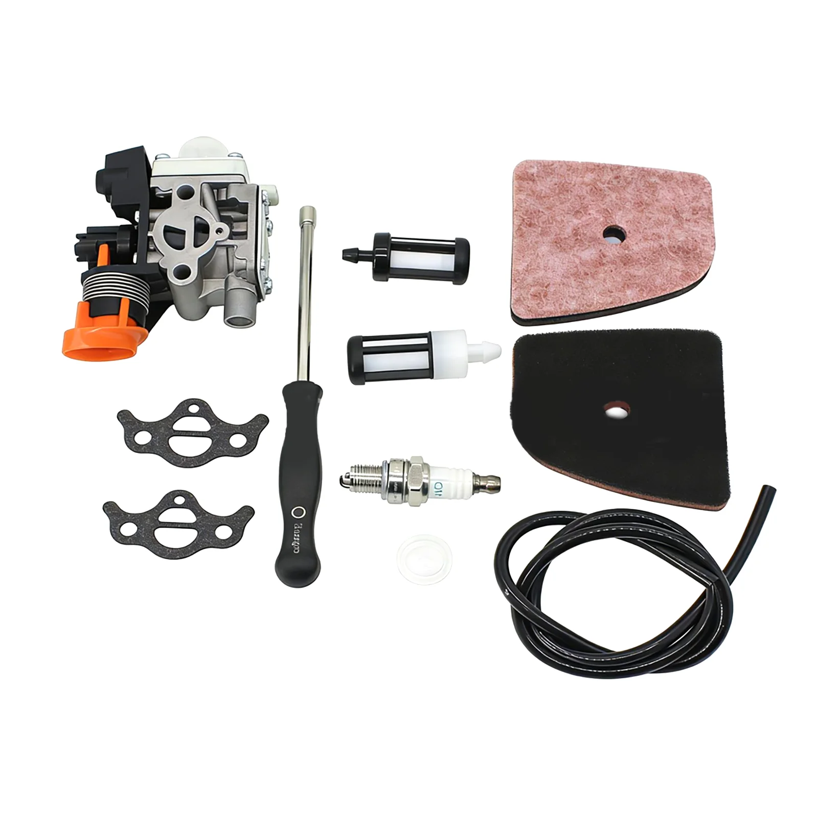 

For FS94 Carburetor Kit with Air Filter Fuel Filter Bulb Gasket Spark Head Fuel Line for Brushcutter Maintenance