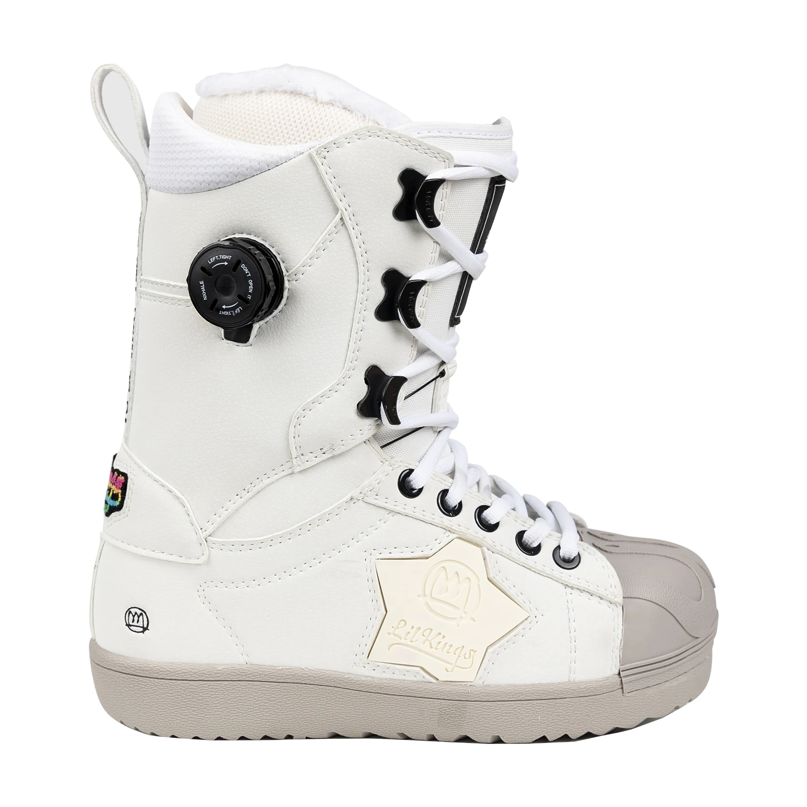 أحذية التزلج على الجليد LILKINGS Wishing Star بإبزيم جانبي ورباط سريع وبطانة حرارية للرجال والنساء مقاسات 36-45 #3