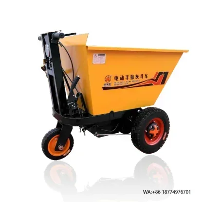 Electric dumper mini compact motorized buggy walk behind Made in China