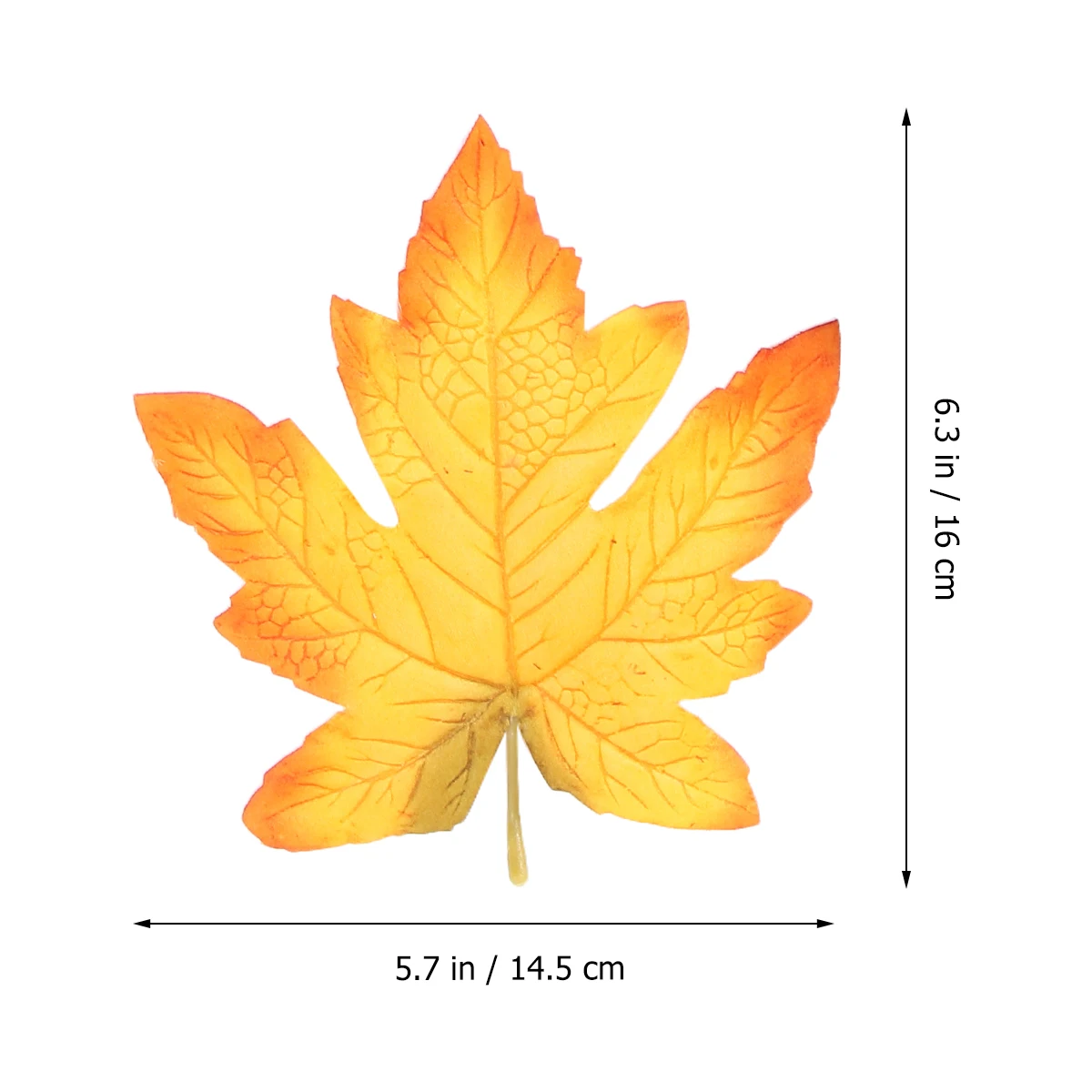 

16pcs Simulation Maple Leaf Set 16X14.5Cm Halloween Thanksgiving Party Wedding Holiday Decoration Table Wall Decorative