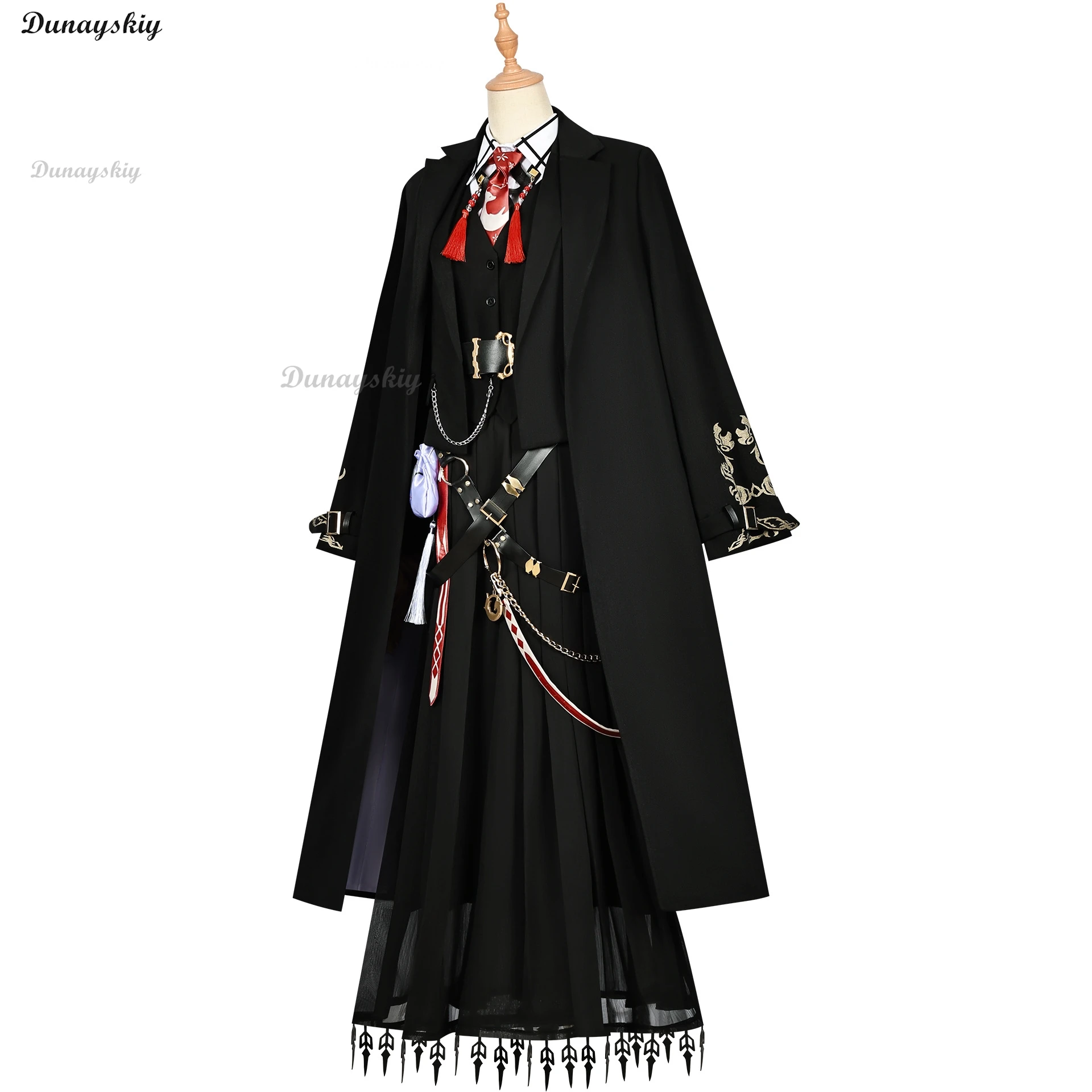 Gioco Arknights Vulpisfoglia Cosplay Costume Cosplay Vulpisfoglia Parrucca Orecchio Coda Hallowen Lappland Gioca a Ruolo Vestito Prop Personalizzato