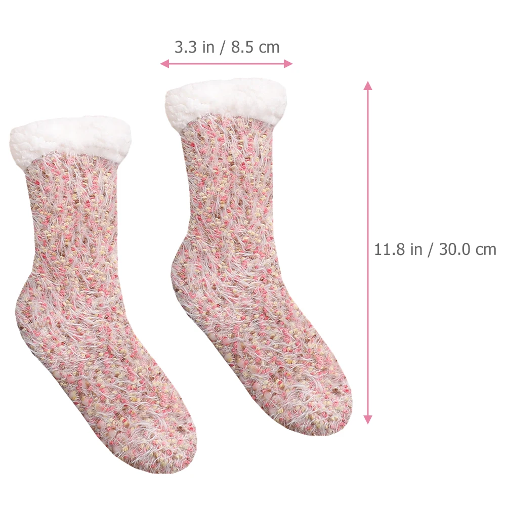 

Slip Warm Anti-slip Floor Socks Winter Women Kinder Polyester Wintersocken Flauschige Fuzzy Thermal Gifts Socks Women