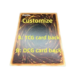 Yu-Gi-Oh TCG/OCG SCR/20th/Secret Rare/Ultra Rare/Collector's Rare English/Japanese Custom Made Gift toys Card（Not Original）