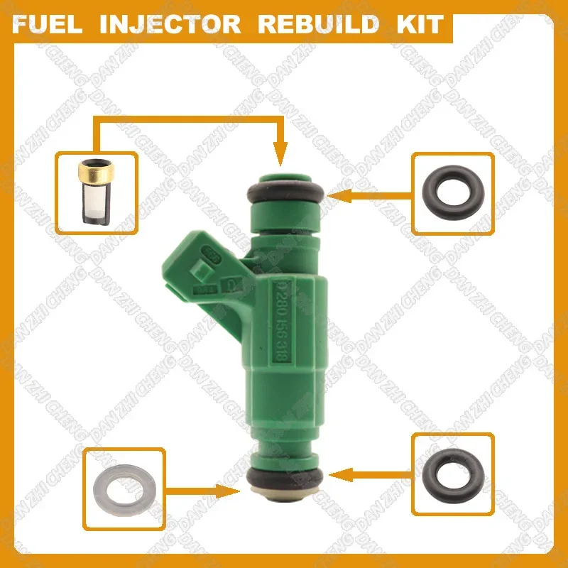 Fuel Injectors Seals O-Ring Repair Filters For Citroen C2 C3 C4 Xsara 2 Berlingo Peugeot 206 307