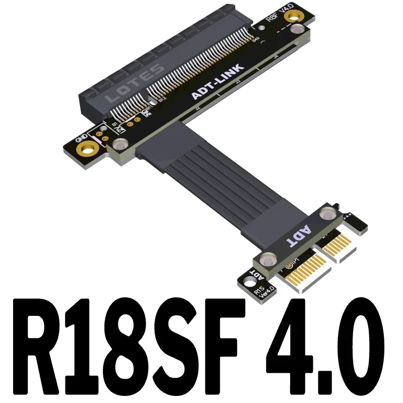 PCIE4.0 X1 to x8 Extension Riser Cables for Network Video Card SSD Expand Compatibility and Boost Performance