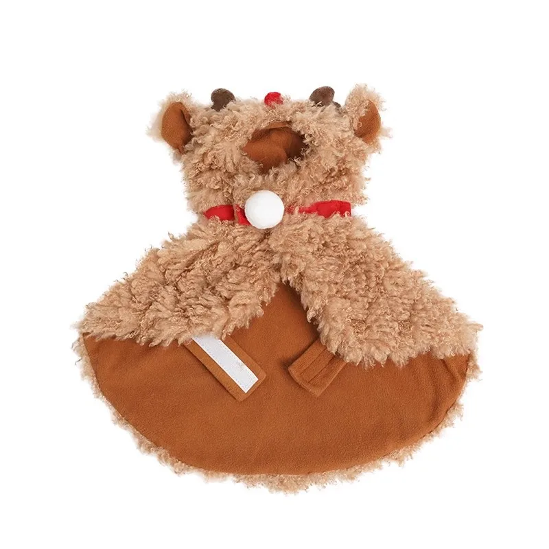 

Cat Cape Winter Warm Pet Clothes Cat Clothes Thickened Dog Autumn and Winter Cute Cape Clothes Poodle