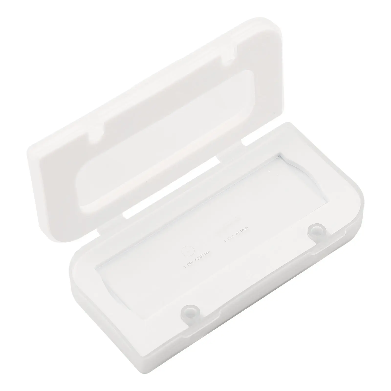 

Calibration Slide Crosshair Scale Measuring Range 1mm Microscope Camera Compatible 0.01mm Measuring Scale Micrometer