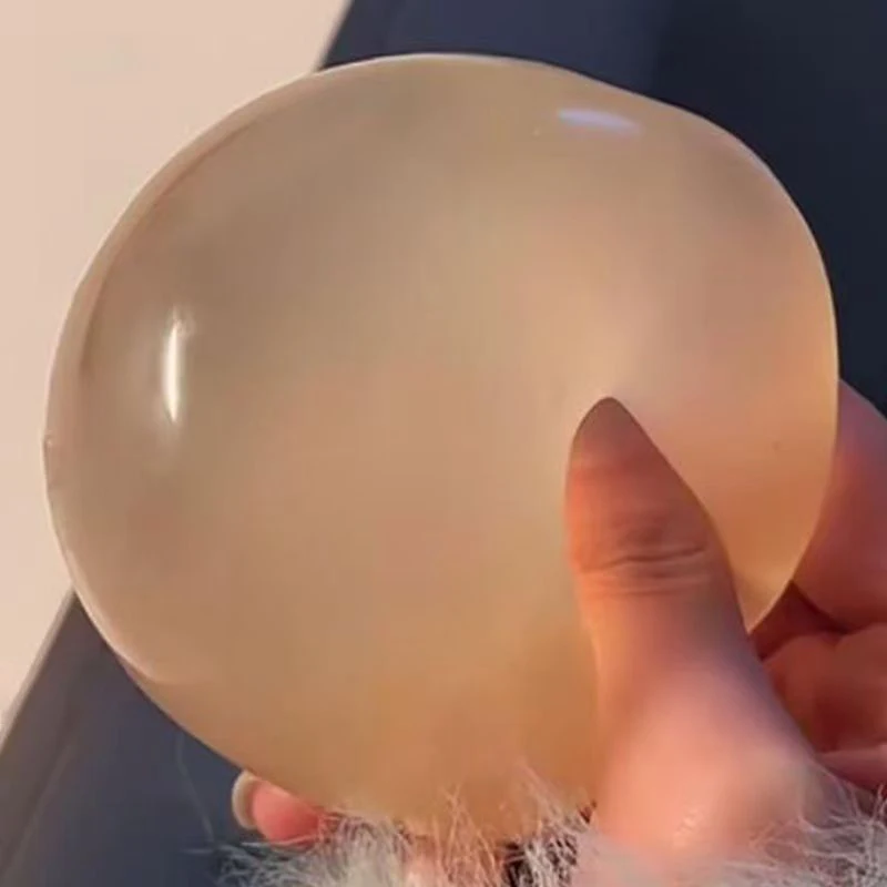 1 Buah Bola Tahan Stres Penghilang Stres Bola Minyak Kelapa Mainan Anak-anak Dewasa Fidget Rebound Lambat Pereda Hadiah Remas