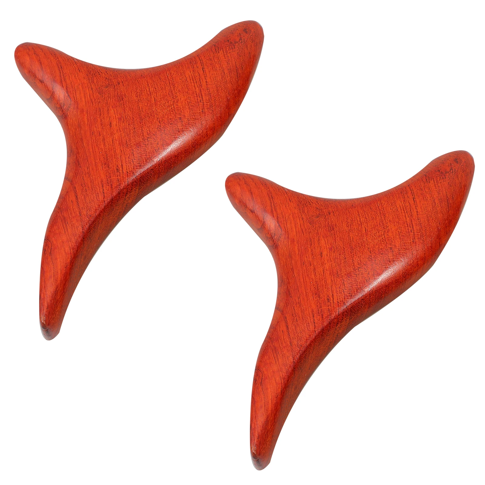 

2pcs Wooden Body Massager Lightweight Massage Stick For Legs Arms Back Neck Waist Smooth Edges Sore Muscle Relief Tool