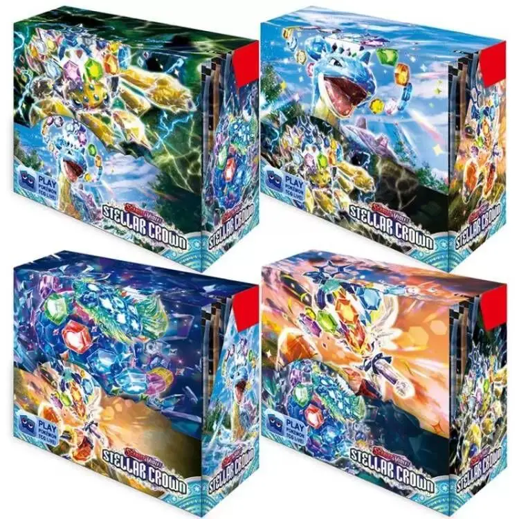 360 Stuks/Set Pokémon Kaarten Briljante Sterren Paldea Evolved Phantasmal FLAMES 151 MEGA EVOLUTION Engelse Booster Battle Transactie - afbeelding 1