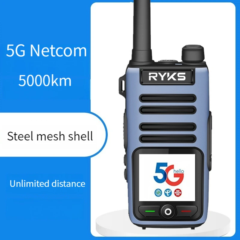 Adult mini long-distance call high-frequency walkie talkie with microphone walkie talkie 4G ptt phone radio