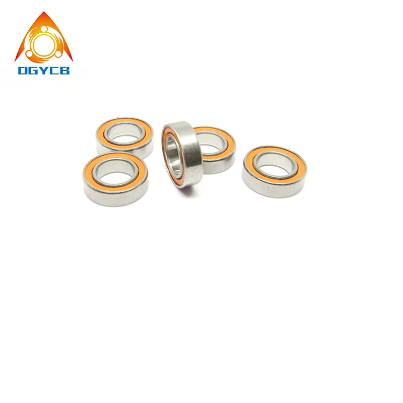10 قطعة RC السيراميك تحمل 6x12x4 SMR126 2RS الفولاذ المقاوم للصدأ الهجين السيراميك تحمل 6*12*4 SMR126C 2OS MR103 MR104 MR105 RS 2RS DDU