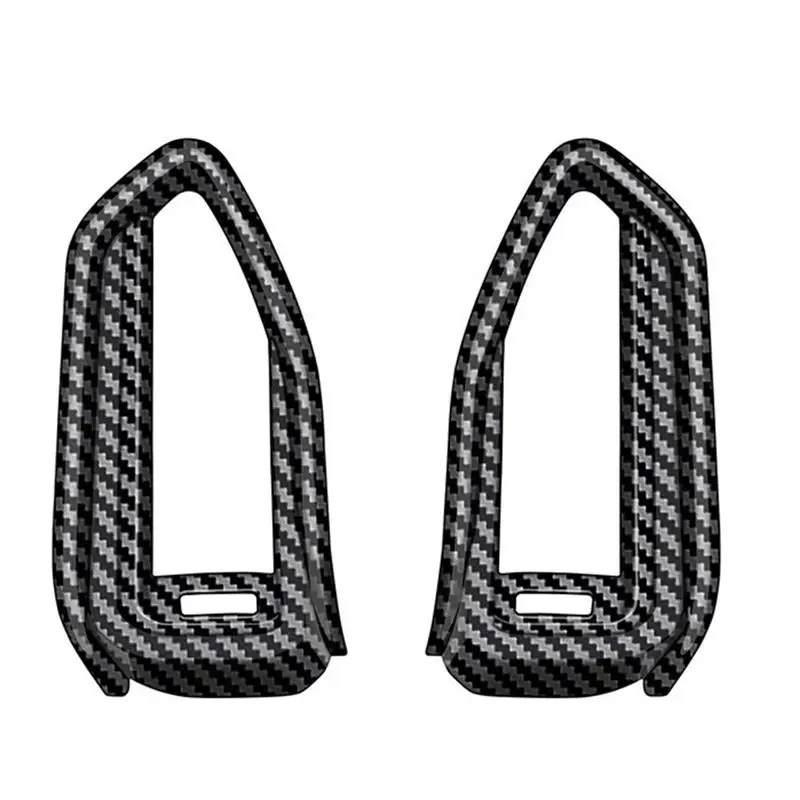 

A76T-Car Dashboard Air Conditioner Air Outlet Frame A/C Air Outlet Frame For Subaru Forester 2025 Carbon Fiber