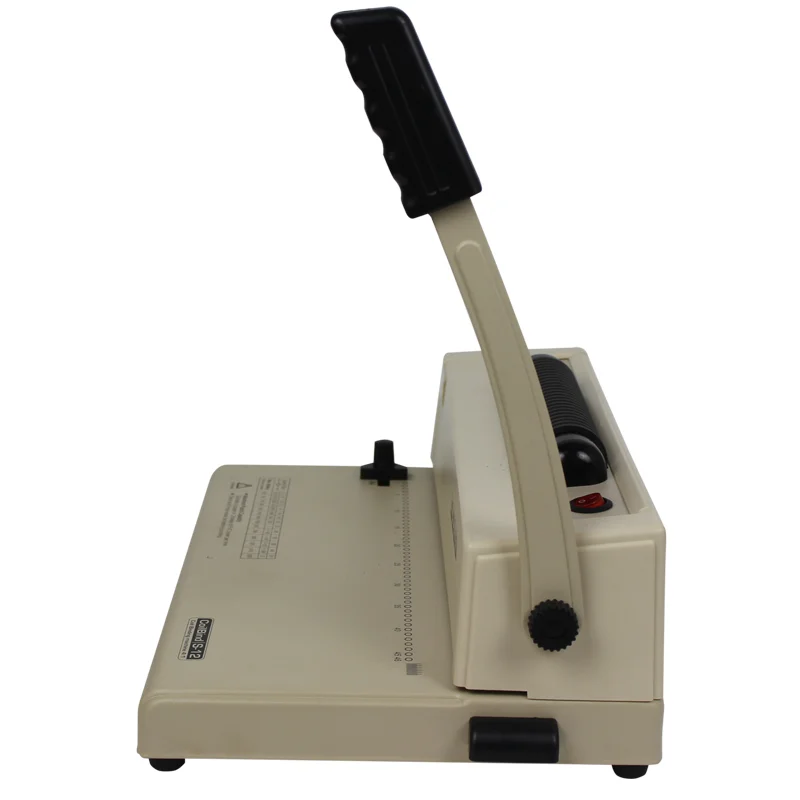 S12 Manual Operation 300mm A4 Size Calendar Spiral Coil Binding Machine