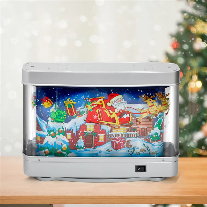 AB09-USB Luce per acquario Decorazione per acquario Luce notturna Lampada da tavolo a LED dinamica virtuale Regalo carino per la decorazione della stanza