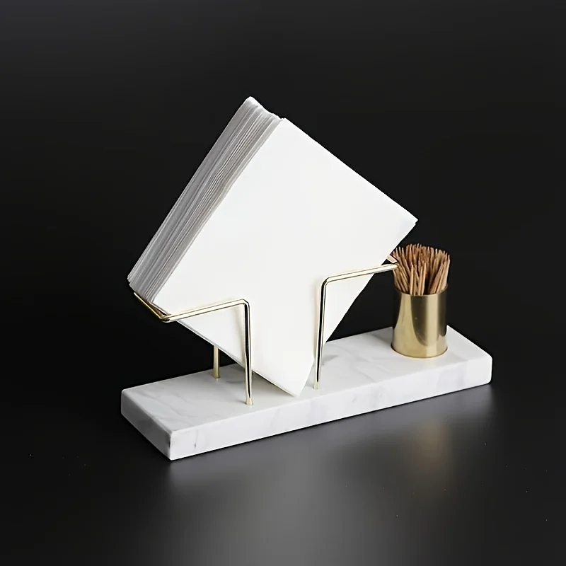 

Creative Wooden Toothpick Holder Tissue Box Stand for Cafe Hotel Restaurant Nordic Style