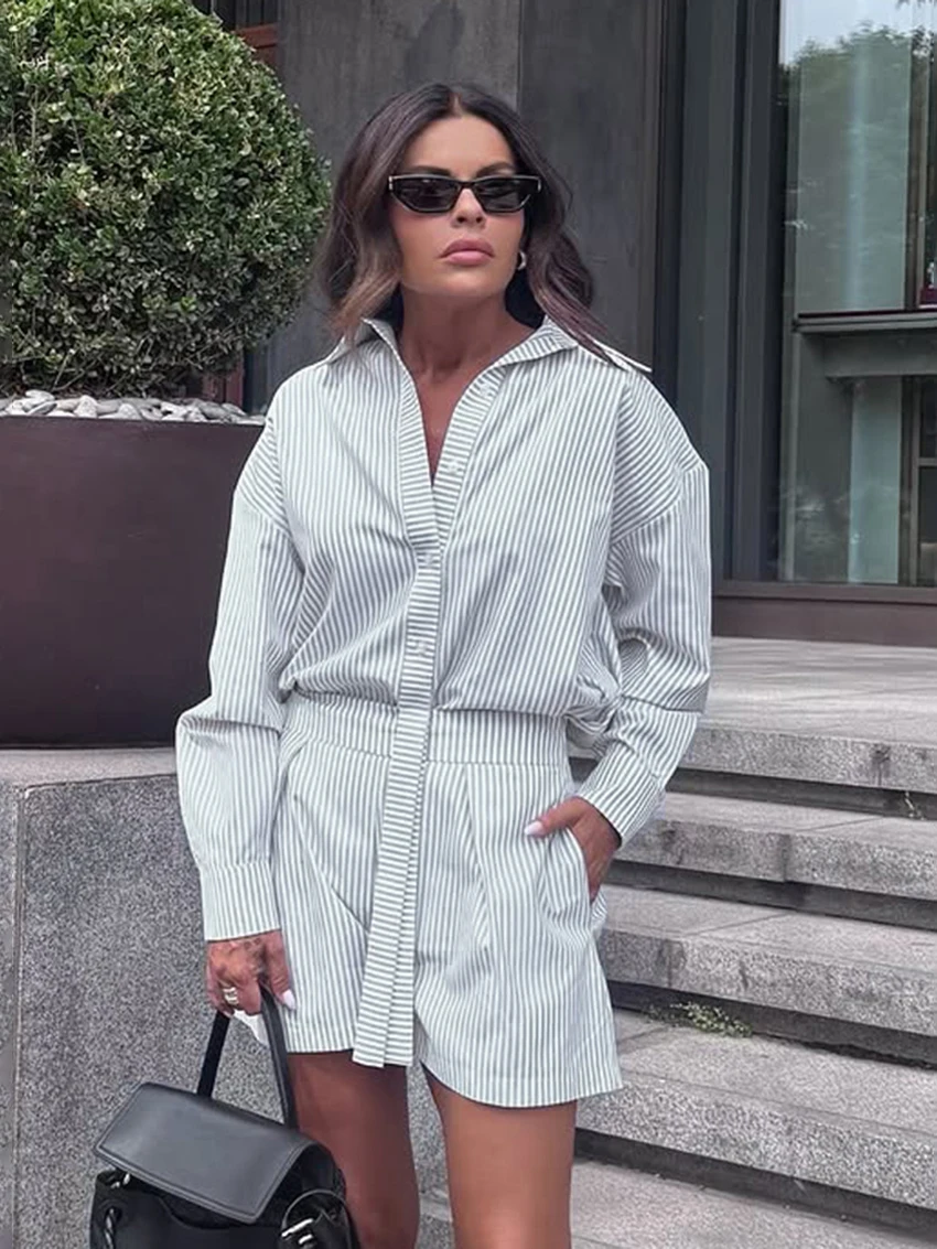 marthaqiqi-camicie-da-notte-da-donna-a-righe-abito-da-notte-a-maniche-lunghe-colletto-rovesciato-pigiama-pantaloncini-camicia-da-notte-femminile-allentata-set-da-2-pezzi