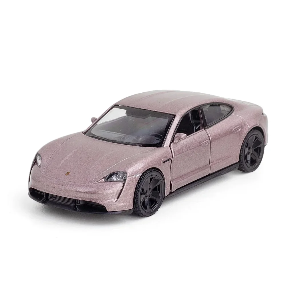 Porsche Taycan-alta simulação Diecast Metal Alloy Model, brinquedo do carro para crianças, coleção do presente, 1:36