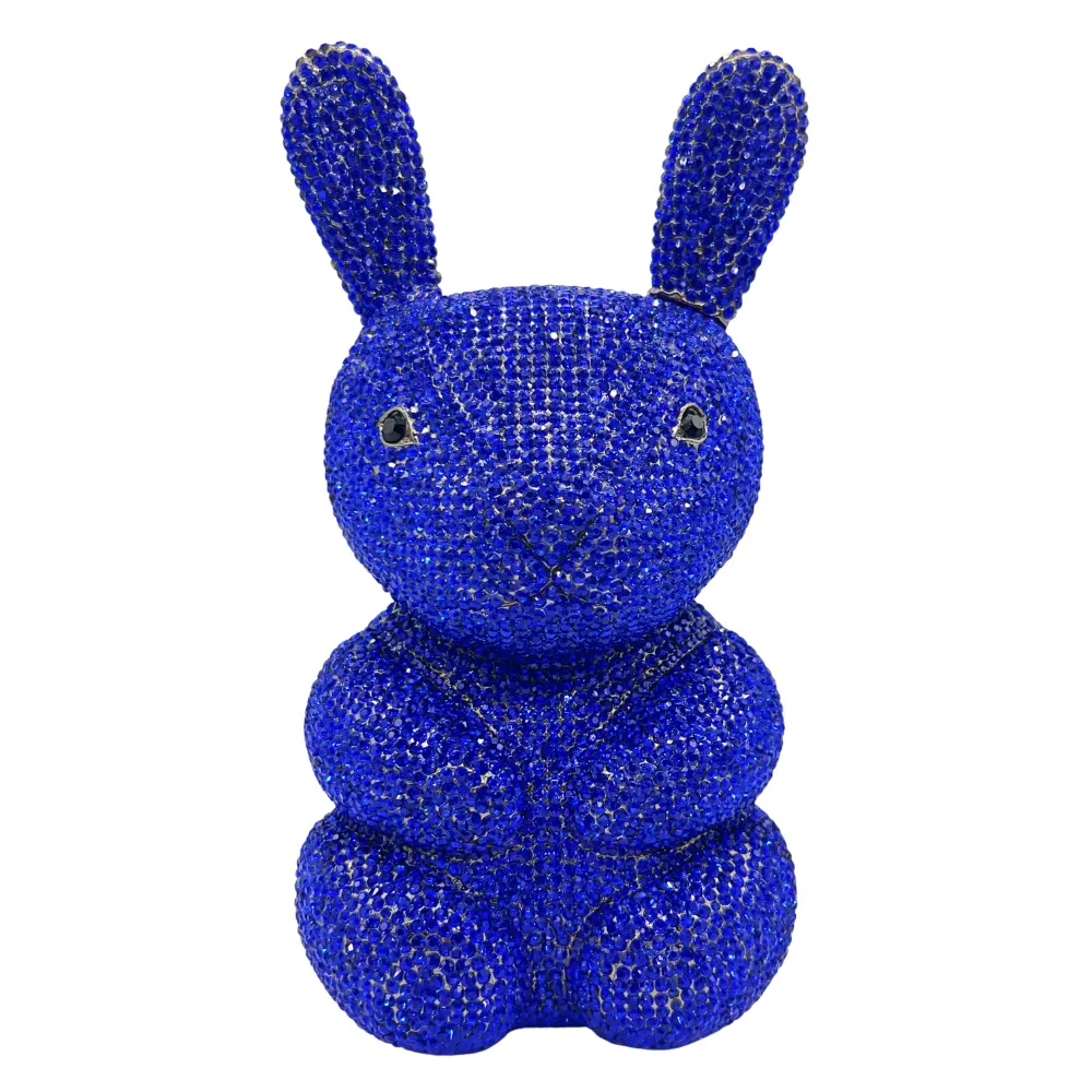 

New Rabbit Clutch Bag Rabbit Diamond Encrusted Dinner Bag Banquet Diamond Clutch Women's Bolsos De Lujo Bolsas Marcas Originales