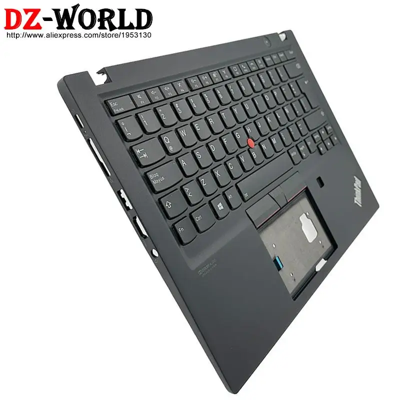 Imagem -05 - Latin Espanha Backlit Teclado com Escudo Palmrest Case Superior para Lenovo Thinkpad T14s Gen1 T490s T495s Portátil c Capa 5m10z41412