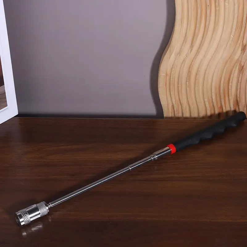 Telescopic Magnetic Pen Screw Nut Bolt Extendable Magnetic Pick Up Tool Portable Long Reach LED Light Adjustable Pickup Rod