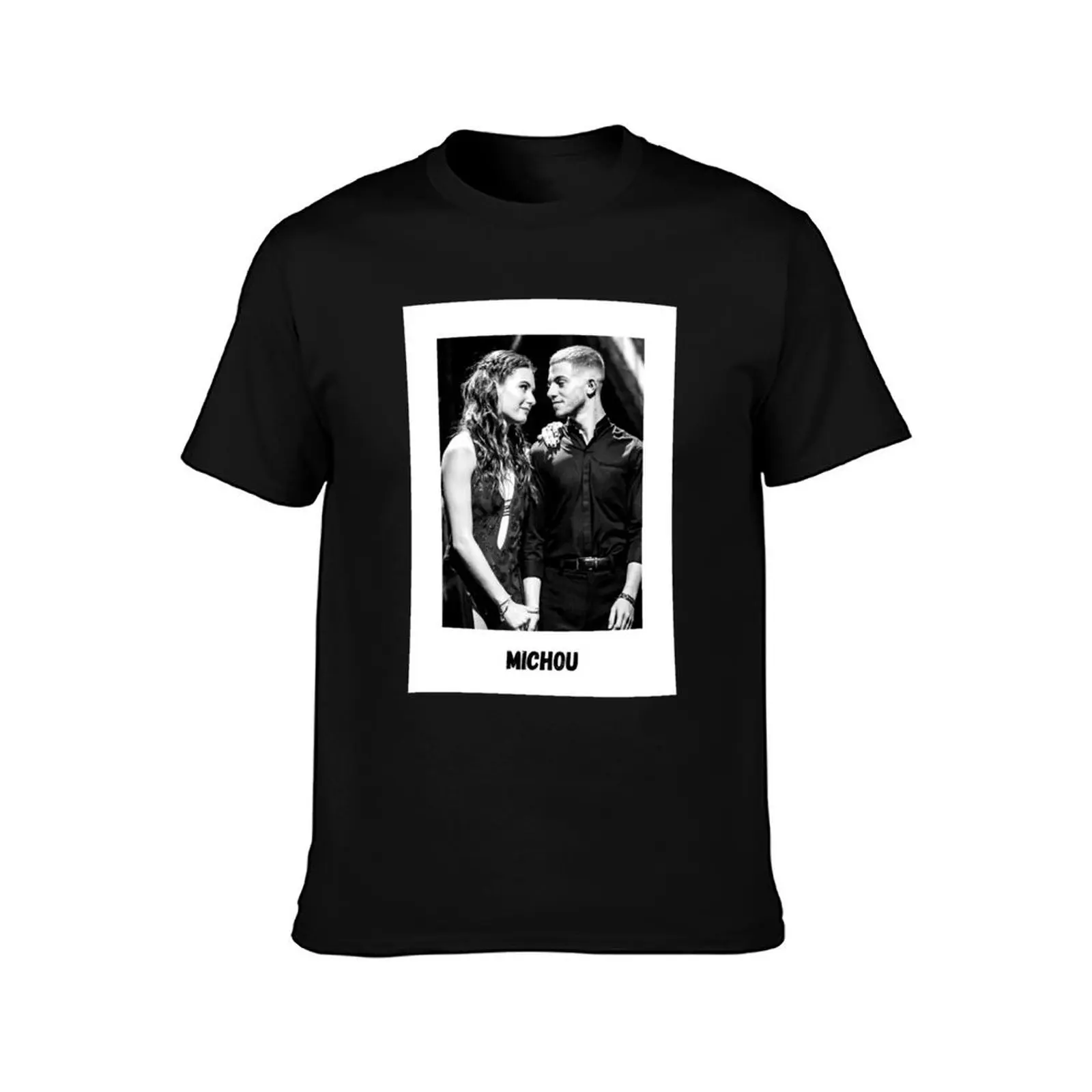 Michou - Portrait dance with Elsa black and white T-Shirt Mechanic Work Tee Shirt T-Shirt