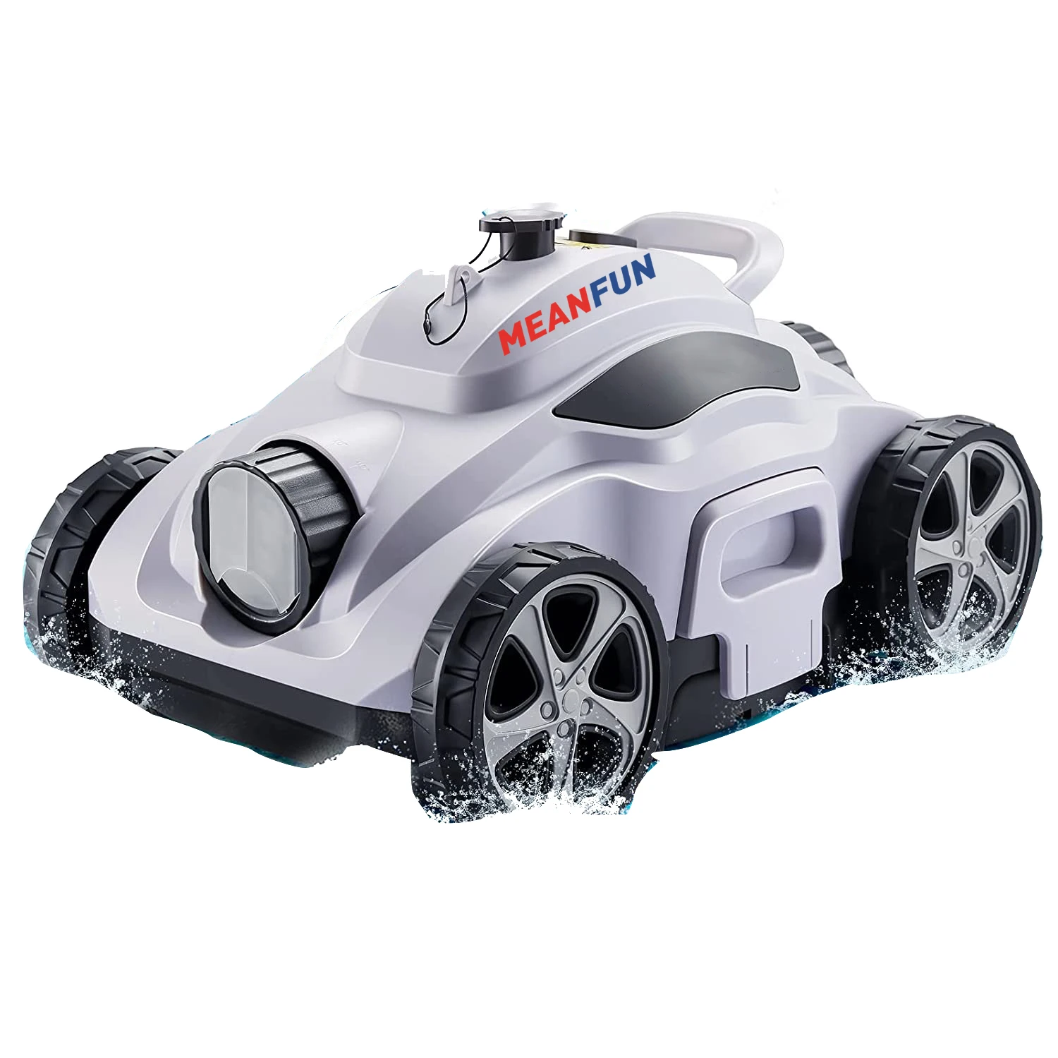 Cordless Automatic Swimming Pool Cleaning Robot Rechargeable Wireless Vacuum Cleaner Plastic IPX8 Waterproof 5800mAh Battery