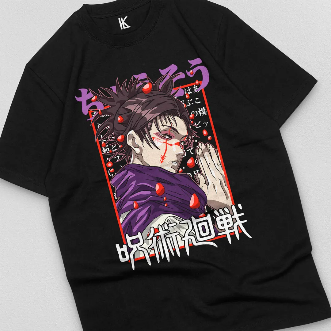 

Bloody Choso T-Shir Japanese Manga Jujutsu Kaisen Horror Anime Gift Black Shirt