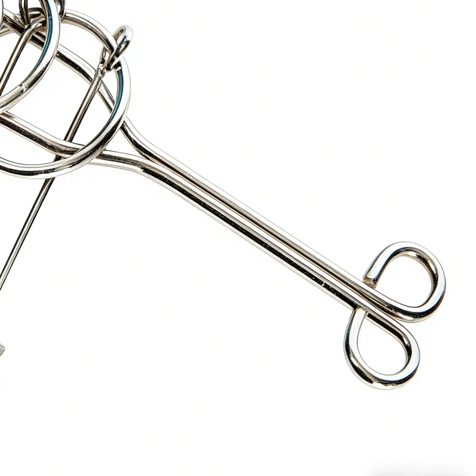 Metal Wire Puzzle Educational Mind Test Game Toy Challenging Metal Ring Puzzle For Kids Teens Adults Challenge Home Office