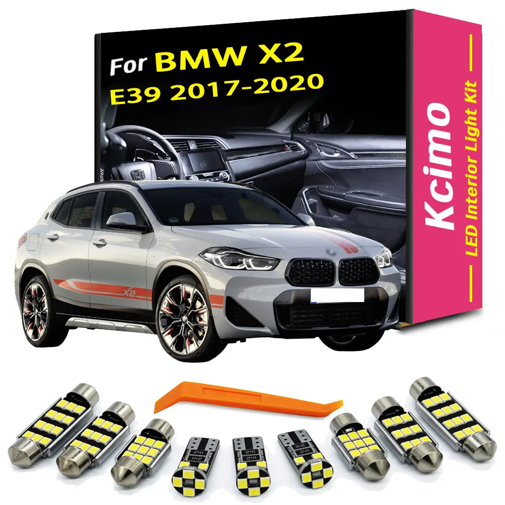 

Комплект светодиодных внутренних фар для автомобиля BMW X2 F39 2017-2020, супер яркий Plug and Play, без кода ошибок