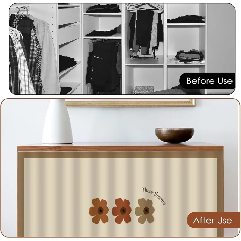 VIKAMA Cabinet Curtain Dust-Proof Kitchen Sink Cover Curtain, Wardrobe/Bookshelf Decorative Short Curtain, Home Decor
