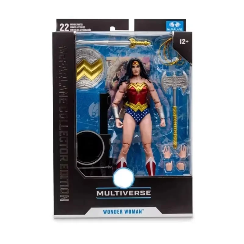 7inches Anime Action Figures Wonder Woman Action Figures Garage Kit Model Multiverse Wonder Woma Day Collector'S Series Toys