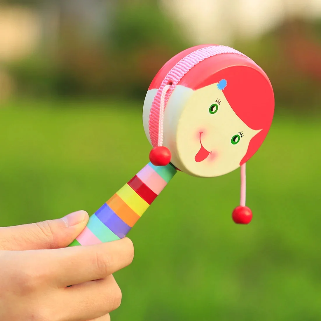 Orff SY-88 حشرجة الموت فتاة صغيرة ملونة الكرتون حشرجة الموت ألعاب تعليمية للأطفال ألعاب الطفولة المبكرة أدوات الإيقاع #3