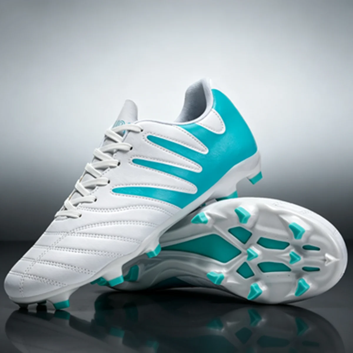 Competition Dedicated Adult AG FG football shoes High Density PU Fabric Anti-slip TPU Long Stud Sturdy Natural Grass Training